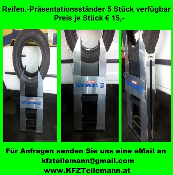 Reifen.- Präsentationsständer